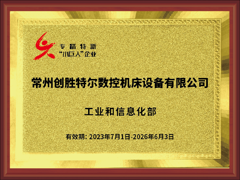 国家级专精特新“小巨人”企业